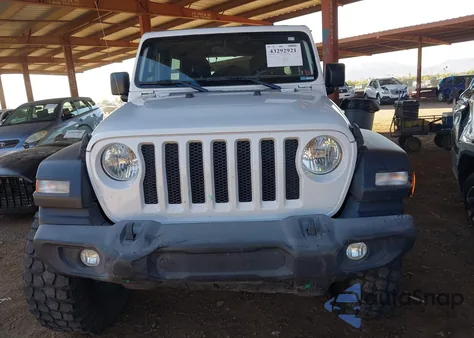 2020 Jeep Wrangler Unlimited Sport S 4X4 z USA, uszkodzony, nr VIN 1C4HJXDNXLW279733